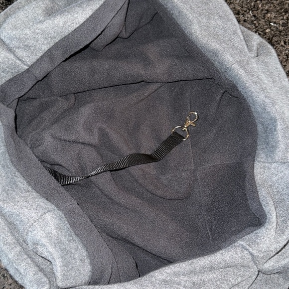 Good2Go Gray Fleece Pet Carrier/Sling - Picture 3 of 4